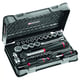 Coffret de douilles 1/4"-1/2" avec cliquet et accessoires RS.161-1PB