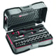Coffret de douilles 1/4" avec cliquet R.161-6M6PB - 37 pièces