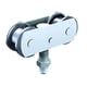 Monture à galet pour porte accordéon SPORTUB force 75 kg