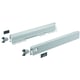 Côté de tiroir double paroi ARCITECH hauteur 94 mm argent