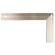 Équerre de menuisier standard en aluminium lame inox 300 mm