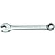 Clé mixte courte en pouces 39 chromé satiné - 5,5 x 84 mm - Épaisseur de fourche : 3,5 mm