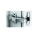 Charnière invisible d'angle ouverture 95° avec amortiseur SENSYS W90 à visser rentrant coudure 16 mm