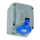 Prise saillie fixe P17 2P+T