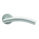 Béquille double sur rosace HUDSON 694 inox - 38 à 55 mm - bec de cane