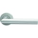 Béquille double sur rosace HUDSON 693 inox - 38 à 55 mm - bec de cane