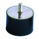 Butée cylindrique RADIAFLEX fixation mixte - D.25,5 mm - Charge de pression maximale : 500 N - 520021