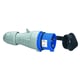Fiche mobile droite industrielle P17 2P+T