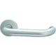Béquille double sur rosace HUDSON 692 inox - 38 à 55 mm - bec de cane