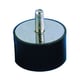 Butée cylindrique RADIAFLEX fixation à 1 tige filetée - D.30 mm - Charge de pression maximale : 700 N - 51131201