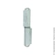 Paumelle à souder SOUDALU aluminium avec bague inox