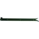 Penture droite bout queue de carpe POLYNOIR