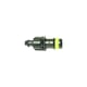 Raccord goutte à goutte tête de vipère 8 mm cannelé 16 mm