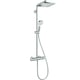 Colonne de douche CROMETTA E 240 avec mitigeur thermostatique 1 jet EcoSmart