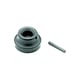 Patin support avec goupille 07141 acier - Pour vis CHC (cylindrique hexagonal creux) - Diamètre extérieur 40 mm - Diamètre intérieur 28 mm