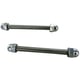 Kit de fixation pour poignée de tirage 2200 en tube inox diamètre 40 mm épaisseur 80 mm