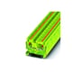 Bloc de jonction série PT - Push-in - 1 étage - 2,5 mm² - vert/jaune - pour conducteur de protection - PT 2,5-PE