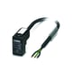 Câble pour capteur/actionneur série SAC-3P-PUR/C-1L-Z - 3 pôles - coudé - 5 m - LED - SAC-3P- 5,0-PUR/C-1L-Z