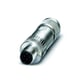Connecteur série SACC-M12MSD - M12 - 4 pôles - droit - mâle - autodénudant - de données - Ethernet Cat5 - SACC-M12MSD-4Q SH