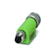 Adaptateur série SAC - droit - 3 pôles - mâle-M8 - femelle-M12 - SAC-3P-M 8MS-M12FS