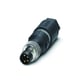 Connecteur série SACC-M 8MS - droit - M8 - mâle - autodénudant - 4 pôles - 0,5 m - SACC-M 8MS-4QO-0,5-M