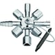 Clé multi empreintes TWIN KEY 92 mm