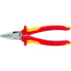 Pince à sertir les embouts isolée 1 000V - Capacité : 0,25-16,0 mm²