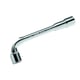 Clé à pipe débouchée 6x6 pans polie 94-SD