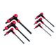 Cette clé mâle empreinte Torx® avec poignée en P en jeu de 6 pièces T10 - T15 - T20 - T25 - T30 - T40