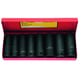 Douilles impacts 1/2" 6 pans longues en coffret de 8 pièces 13 -24 mm