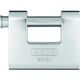 Cadenas rectangulaire monobloc laiton SERIE 92 avec 2 clés largeur du coffre 80 mm