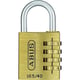 Cadenas à combinaison à molettes laiton 165 largeur 40 mm