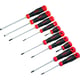 Jeu de 10 tournevis S1 Plat Phillips® et Pozidriv® T-PPZJ10