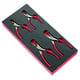 Module de 4 pinces à circlips intérieurs à becs droits 10 à 60 mm et extérieurs 12 à 60 mm