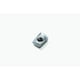 Plaquette de fraisage carbure XOEX-E05 - Longueur d'arête de coupe : 10 mm - Rayon : 2 mm - Non revêtue - H15
