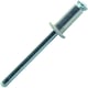 Rivet aveugle éclaté tête plate aluminium/acier PAD