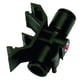 Bornier pour 2 tubes en ligne 3379