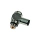 Régleur de débit à l'échappement série 7130 - G1/8" - 6 mm - laiton nickelé - coudé - 7130 06 10