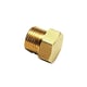 Bouchon bout de tube laiton pour raccord à compression 0125 - M12