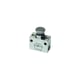 Régleur de débit en ligne bi-directionnel 7822 - acier inoxydable 316L - G1/4