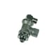 Raccord stop-vérin série 7881 - mâle - G1/2" - laiton nickelé - 7881 21 21