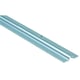 Rail à visser pour galet à gorge ronde 289G largeur 80 mm diamètre 19 mm longueur 3000 mm