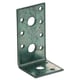 Equerre de menuiserie bois et charpente E renforcée diamètre de trou 11/22 mm 75 x 48 x 65 x 1,5 mm