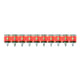 Clou en bande HSBR14 pour cloueur à poudre - 4,5 x 25,4 mm - boîte de 1000 pièces