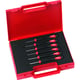 Coffret de 6 tournevis de précision à empreinte Phillips® et Plat