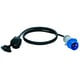 Adaptateur de camping avec cordon - fiche CEE P17 - prolongateur standard français - 1,5 m - 16 A - 230 V