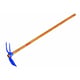 Serfouette forgée panne et fourche avec manche Longueur tête 26 cm
