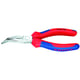 Pince à bec demi rond 40° chromée avec manche bimatière - 160 mm - Longueur des becs : 50 mm