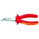 Pince à bec demi rond 40 degrés chromée isolée 1000V - Longueur totale : 160 mm - Longueur des becs : 50 mm