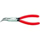 Pince à bec demi rond 40° avec manche gainé PVC - 160 mm - Longueur des becs : 50 mm